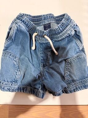 Crewcuts Light Wash Denim Drawstring Shorts